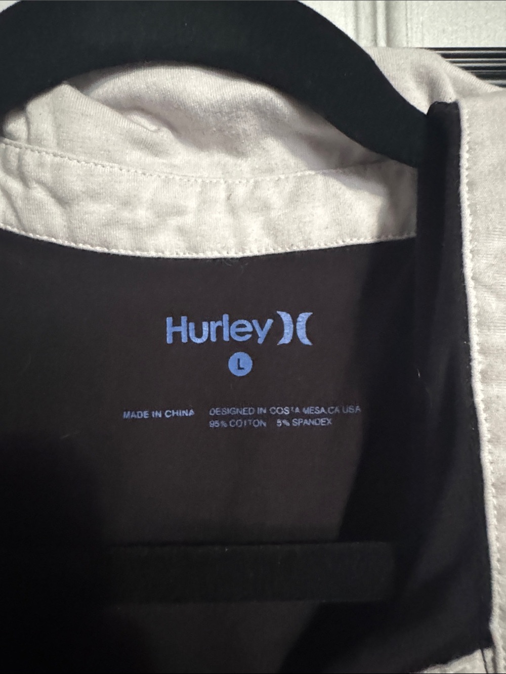 Hurley Black Mini Polo Dress with Yellow Butterfly Emblem - Picture 2 of 3